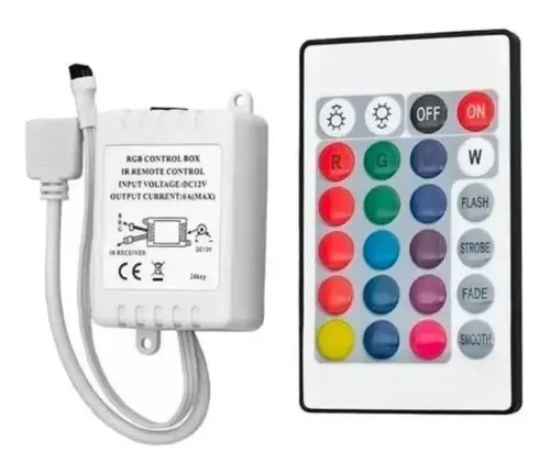 Controle E Central Fita Led Rgb 12v RGB | 12V DC / 12V