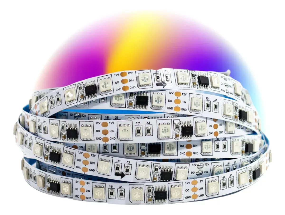 Fita Led Rgb Endereçável 2811 5m 12v Ip20